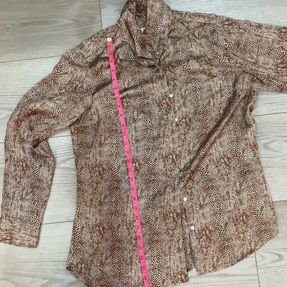 Brown Patterned Women's Jacket